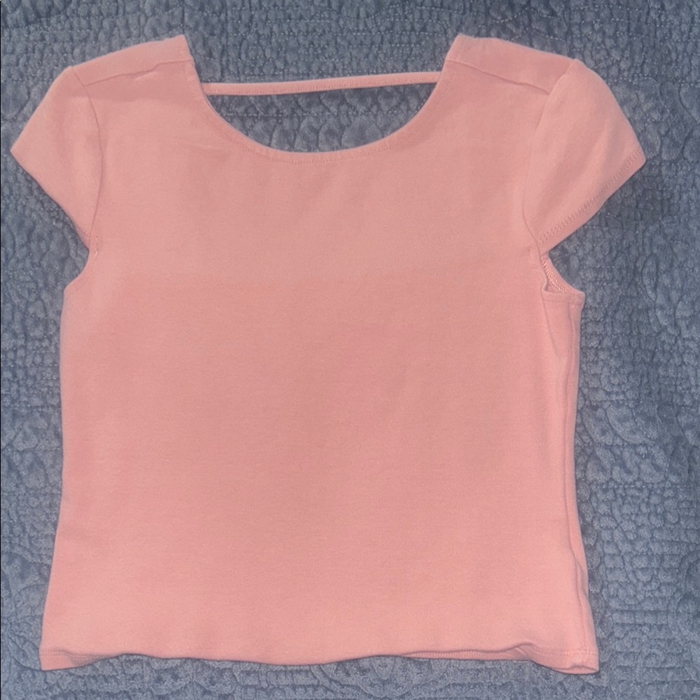 No Boundaries Pink Cap Sleeve Boxy Blouse
